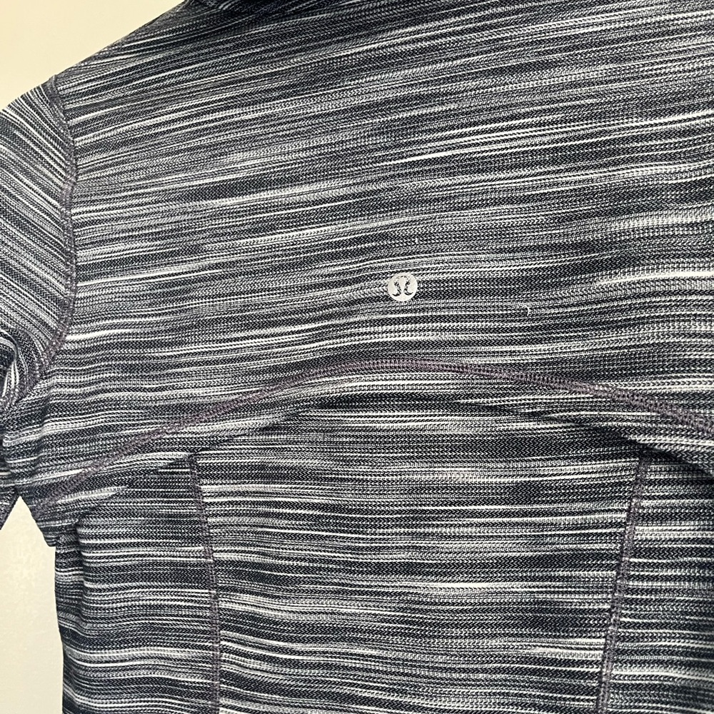 Heathered Defined Zip-Up Jacket - image 4